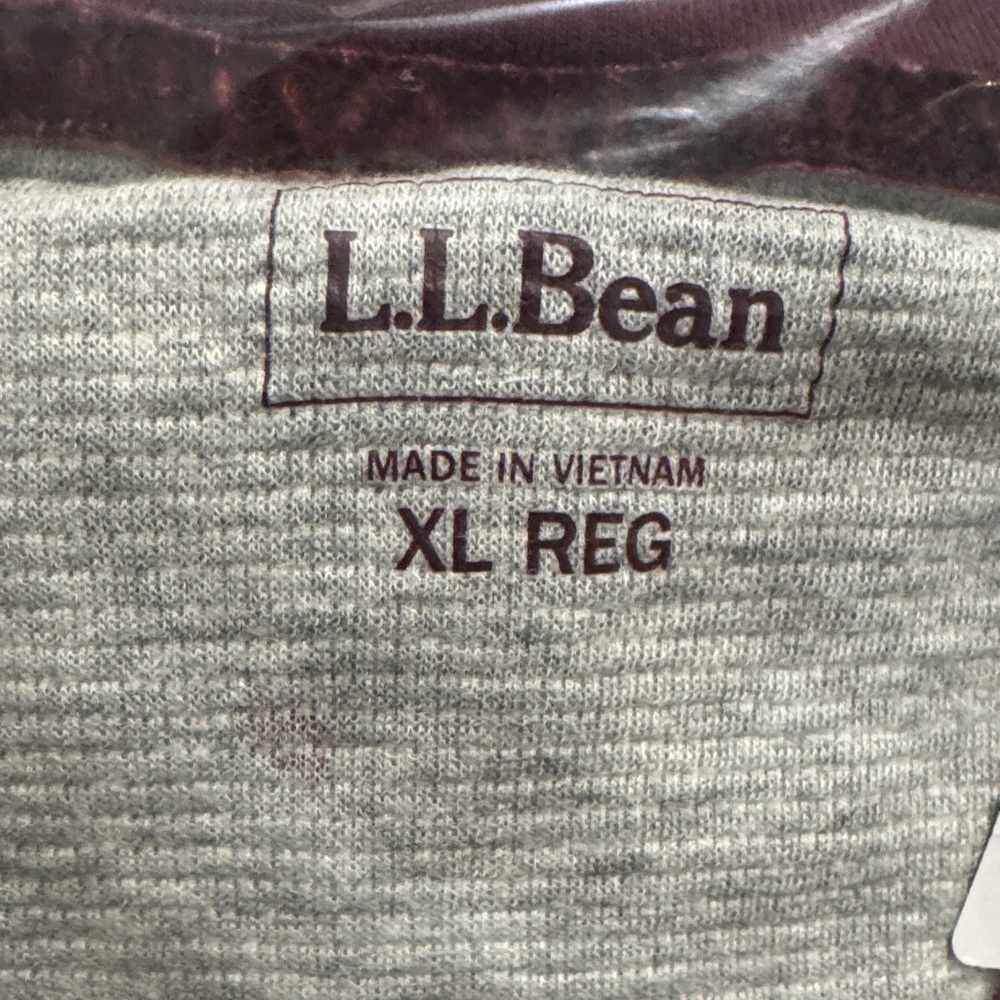 LL Bean Gray Floral Onesie NEW XL - Picture 2 of 5
